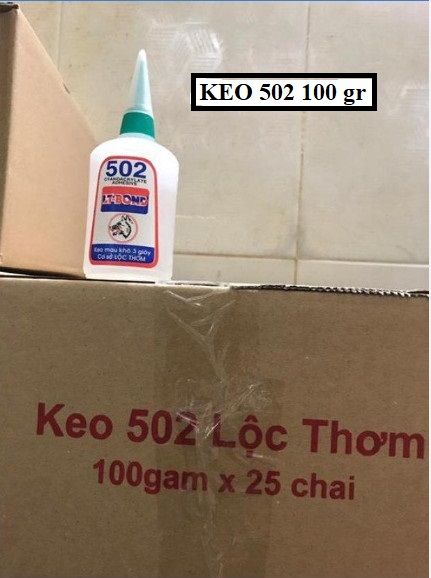 KEO 502 100GR LỘC THƠM (THÙNG 25 CHAI)