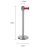 CỘT CHẮN INOX PHÂN LÀN LỐI ĐI (DÂY 3 MÉT)