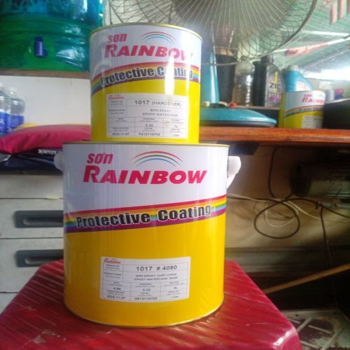 SƠN EPOXY RAINBOW 1017 BỂ NƯỚC SẠCH (EP-07) MÀU XANH LÁ 55 - THÙNG 4 LÍT