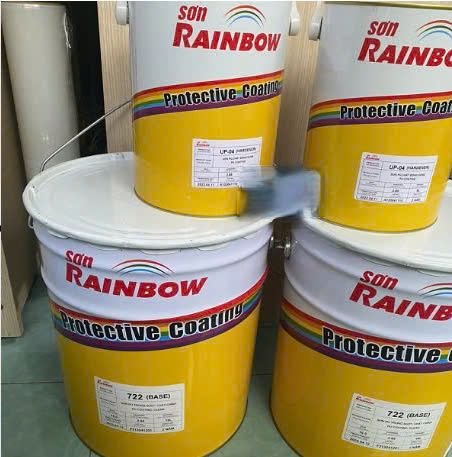 SƠN PHỦ PU RAINBOW 722 TRONG SUỐT THÙNG 18 LÍT